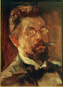 Portrait of Max Slevogt by Max Liebermann